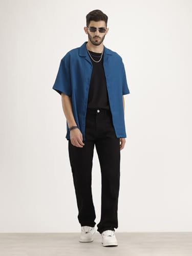 Image of WROGN Men's Anti Fit Jeans | Mid Rise | Jeans for Man