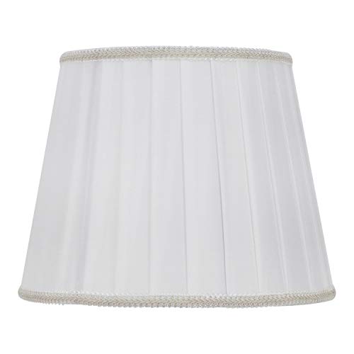 Eastlion 10" Retro Palace Anhänger Handgefertigte Anhänger E27/E14 Lampenschirm für Tischleuchten,Stehleuchten,Wandleuchten,Weiß