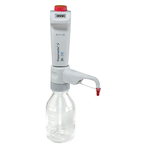 Brandtech Scientific 4600310 Dispensette S Digital Bottletop Dispenser With Standard Valve, 0.1 Ml-1 Ml Capacity #TOP5