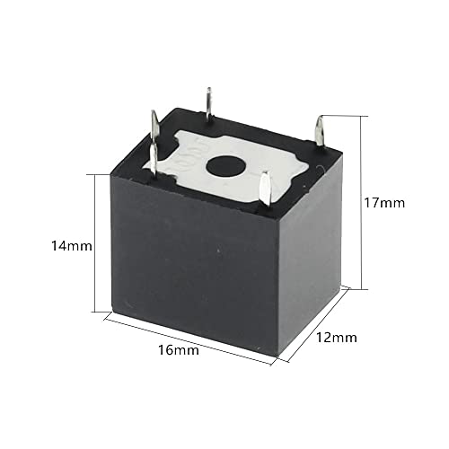 Relais 5 broches type carte PCB SRA-05VDC-CL avec boîtier noir résistant de 20A