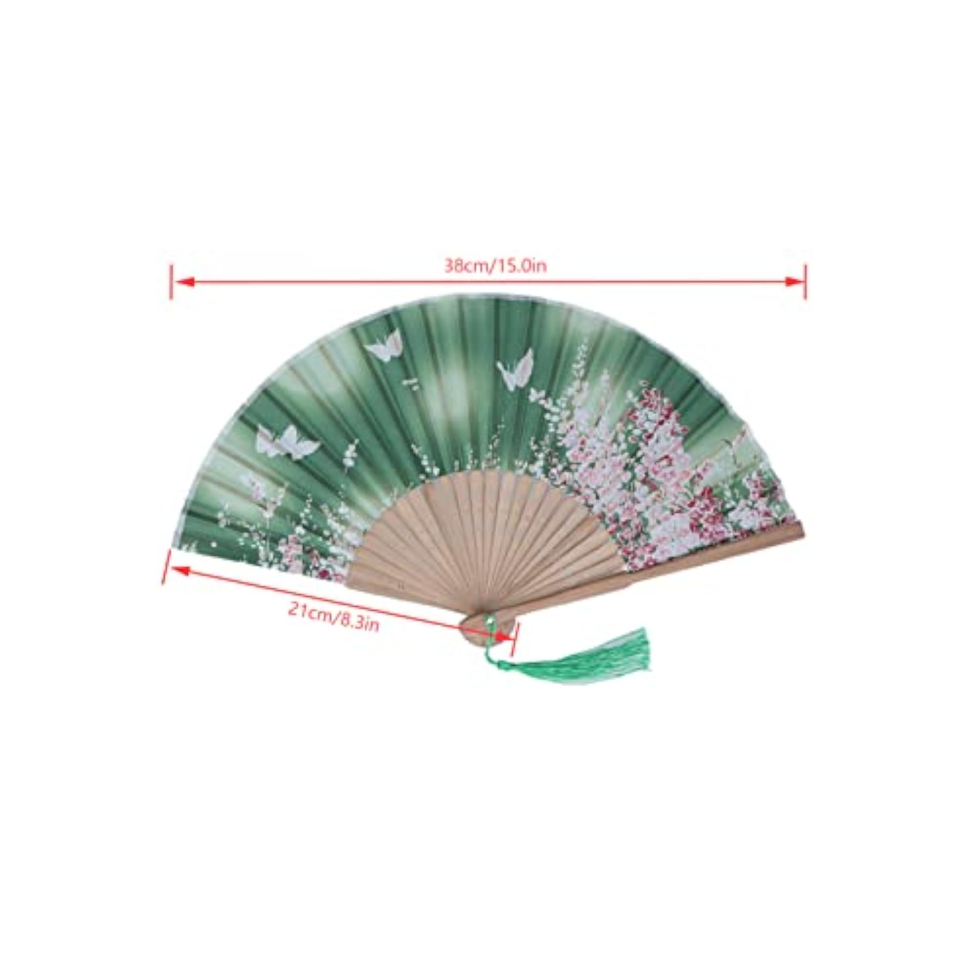 Unique Bamboo Hand Fan, Durable Decorative Gift