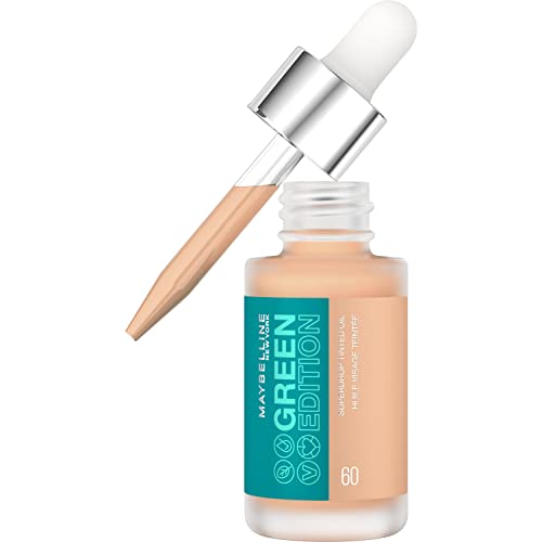 Maybelline Green Edition Superdrop Tinted Oil, adjustable, natural coverage, vegan formula, 60