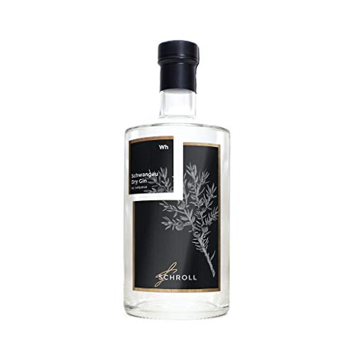Schwangau Dry Gin, London Dry aus Bayern, 0,5 L, 44% Vol.