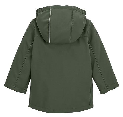 Chaqueta softshell unisex para niños con capucha regulable de senderismo 2