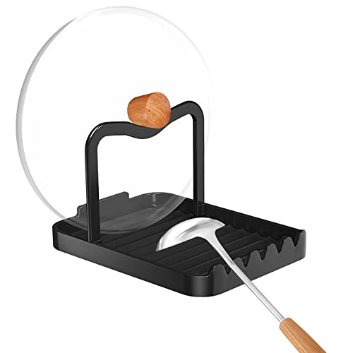 Indrnif Supporto Per Coperchio Della Pentola, Vassoio Per Coperchio Della Pentola, Supporto Per Cucchiaio, In Alluminio, Coperchio A Goccia, Per Cucina, Coperchio E Cucchiaio