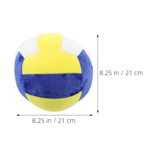 Ballon de volley en peluche coussin réaliste en coton PP - 2