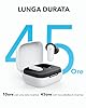Soundcore P30i Cuffie Bluetooth di Anker, Auricolari Wireless con Cancellazione del Rumore Forte e Intelligente, Bassi Potenti, 45 Ore, Custodia e Supporto per Smartphone 2 in 1, IP54, Bluetooth 5.4