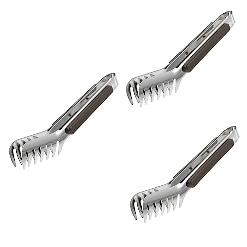 Pinzas de comida cocina de tocino Amosfun para evitar salpicaduras de aceite caliente 2