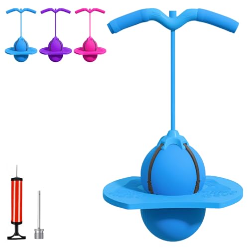 MUSICRAB Balance Jumping Ball, Pogo Jumper with Handle and Ball Pump, 2026 Balance Pogo Ball, Pogo...