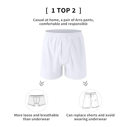 Men's Boxers Underwear, Moisture-wicking Cotton Boxers, Tagless Design with ComfortFlex Waistband, 6-Pack2
