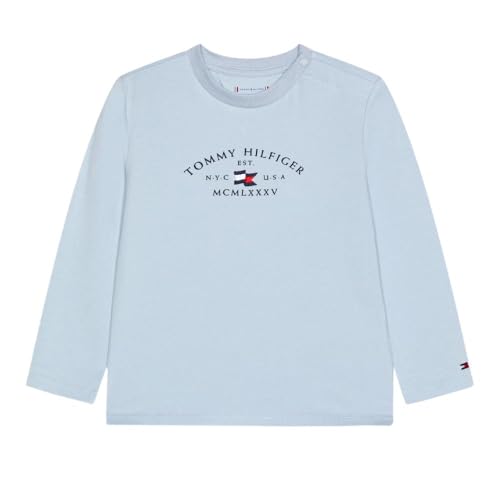 Image of Tommy Hilfiger Nautical Boys' Blue T-Shirt, Blue, 0-3 Months