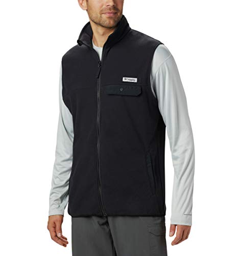 Columbia Men's Harborside Ii Fleece Vest, Black, X-Large