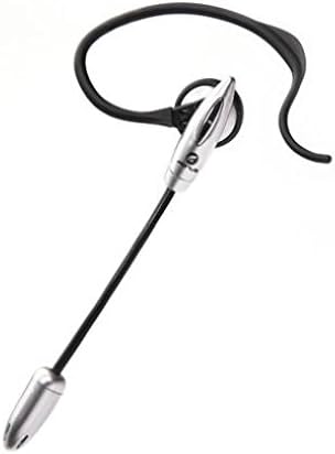 Jitterbug Smart Compatible Wired Headset Mono Hands-Free Earphone 3.5mm Headphone Earpiece Boom Microphone Single Earbud [Black] for Alcatel Jitterbug Smart