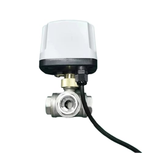 Válvula de bola motorizada DN15 de acero inoxidable para automatizar sistemas de riego domésticos 4