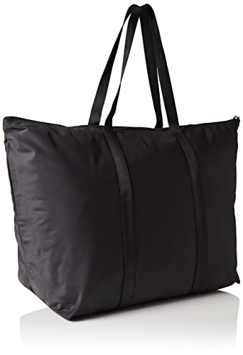 Lacoste Shopping Bag Woman, Noir Vert Fluo #TOP1