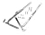 Werner 55-1 - Attic Ladder Spreader Hinge Arms - MFG 2006 And Older - (Pair)
