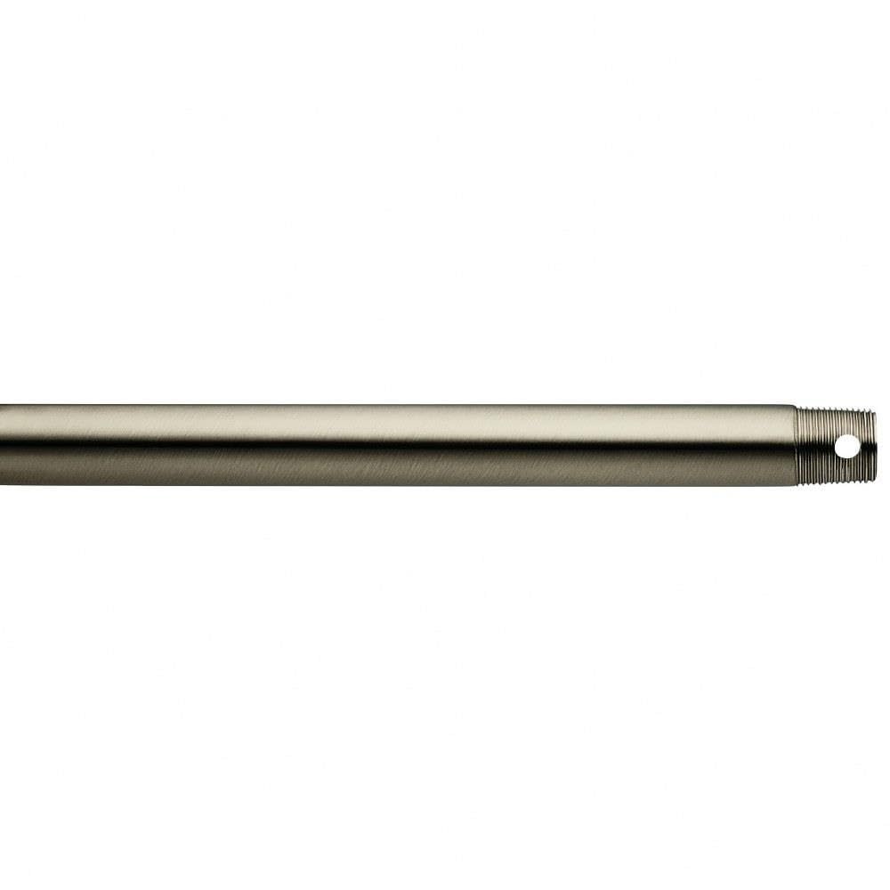 Kichler 360001BSS Accessory Fan Down Rod 18-Inch, Brushed Stainless Steel