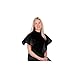 Scalpmaster 3020 Nylon Comb-Out Cape, Velcro Black
