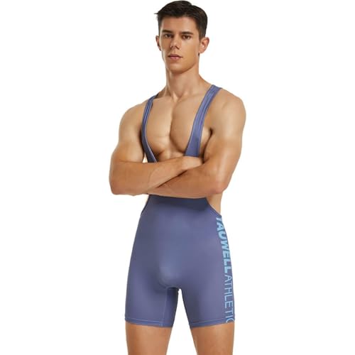 Men's Wrestling Singlet Athletic Leotard for Active Wrestling or Workout Jumpsuits Men's Sleeveless Sport Bodysuit4