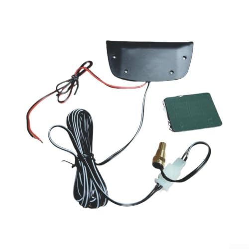Voltímetro digital 2 en 1 y termómetro de coche para control de temperatura 7