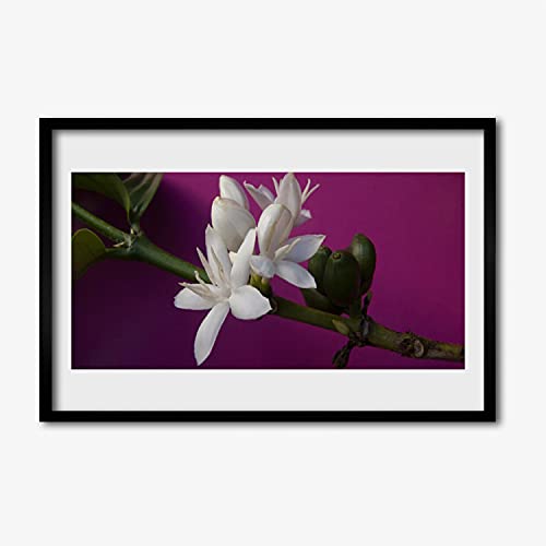 Cadre en MDF avec affiche nature pour habiller un mur vide