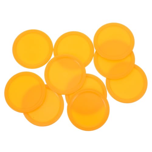 KONTONTY Ice Hockey Bulk 10 Replacement for Hockey Table Game Plastic Pieces Indoor Set