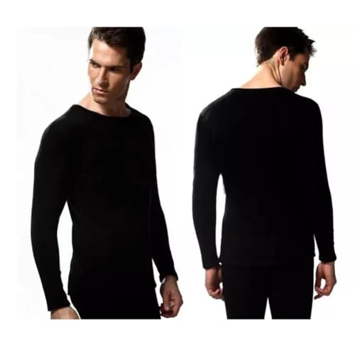 Segunda Pele Térmica Masculina Peluciada Neve Frio Kit (Preto, P)