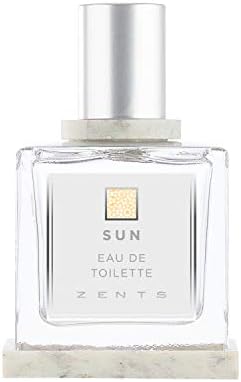 Zents Eau de Perfume (Sun) for Women and Men, Gentle Long Lasting Fragrances, Clean Scent - Vanilla, Sandalwood & Vetiver, 1.69 oz