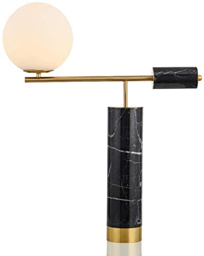 FengLing Desk lamp Modern Minimalist Personality Marble Base Milk White Lampshade Table Lamp Bedroom Bedside Desk Creative Decorative Lighting 50 * 65cm steampunk buy now online