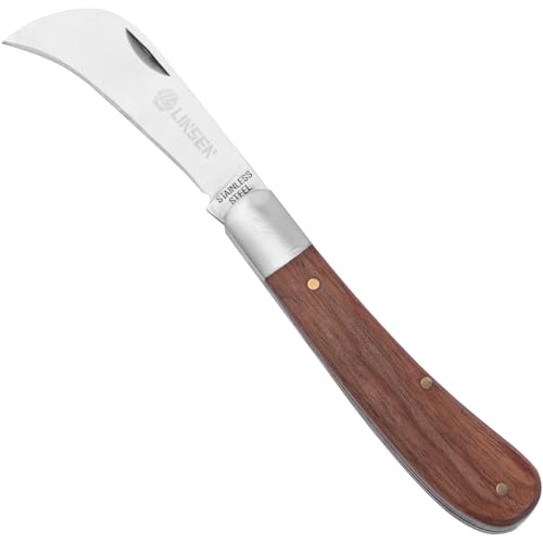 maudibozz Pruning Knife - Double Blades Grafting Gardening Knife Outdoors Folding Pocket Knife for Garden Budding (19) (4)