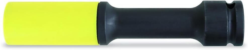Beta 720LCL 19mm 1/2" Drive Wheel Nut Impact Socket, Long, Series, Colored Polymeric Insert, 150 mm long