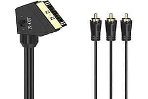 Hama 00205156 Scart-zu-RCA-Kabel 1,5m