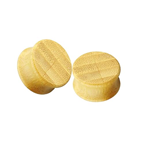Stfery Tunnel Oreille, Tunnel Oreille 12MM 1/2In Bijoux Gauges Kit Femmes Hommes en Bois 2Pièces Cadeau Cover