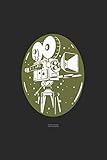 Retro Theater Vintage Kamera: FOTOGRAFEN UND KAMMERMANN NOTIZBUCH 6x9 (A5) 120 Seiten kariert! für Filmer & Kameramänner Fotografie,Theater, Liebhaber ... | Journal | Wochenplaner | Organiser |