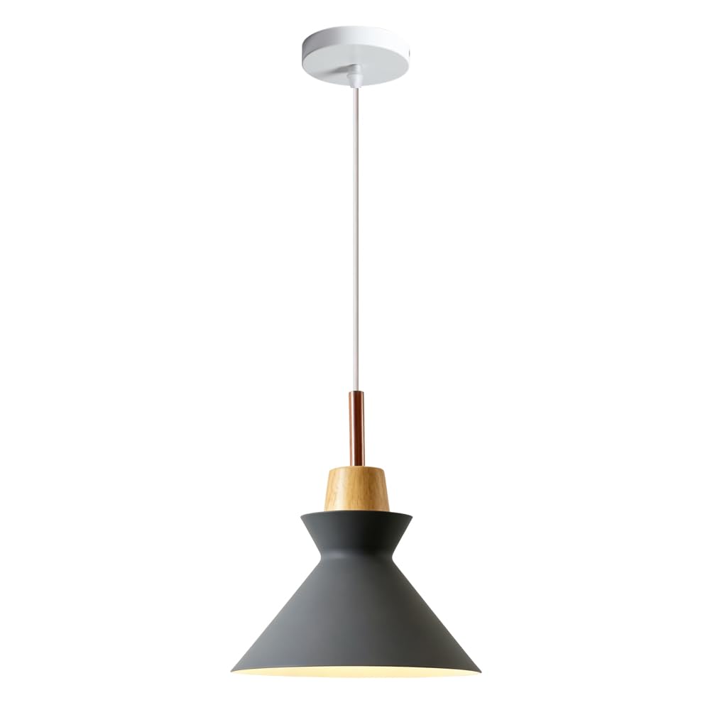 ZGDHWCR Creative Personality Metal Pendant Lamp, Nordic Industrial Style Hanging Light, Single Head Ceiling Chandelier, Corridor Living Room Kitchen Island Decoration Light Fixtures