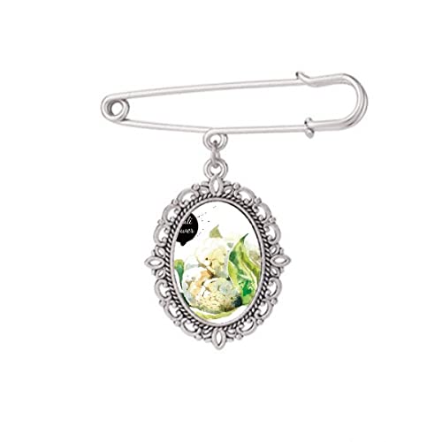 Broche chou-fleur pour habiller un châle lors de vos sorties et événements en plein air