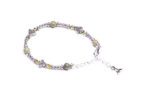 Preisvergleich Produktbild Kleines Connemara-Armband im Triskelion-Design, handgefertigt in Irland