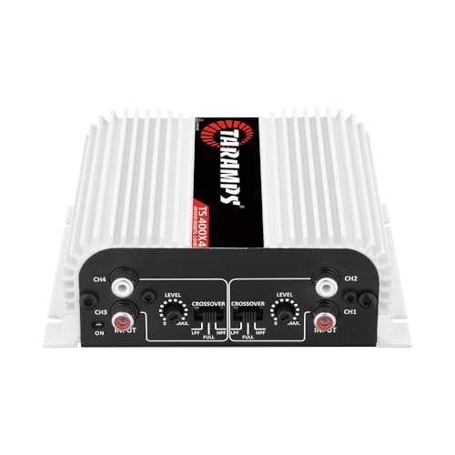 Taramps TS400X4 Full Range 2 Ohm 4 Channel 400W Class D Car Audio Amplifier