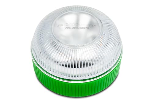 Luz magnética LED de Emergencia homologada (V16) de Alta luminancia, sustituye a los triangulos, Apto para Uso con Lluvia y Nieve. para Coches y Motocicletas. Recomendado por la DGT.
