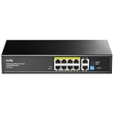 8 ports PoE + Gigabit Idéalement adapté aux petites installations comportant jusqu'à 8 appareils PoE ou PoE+.