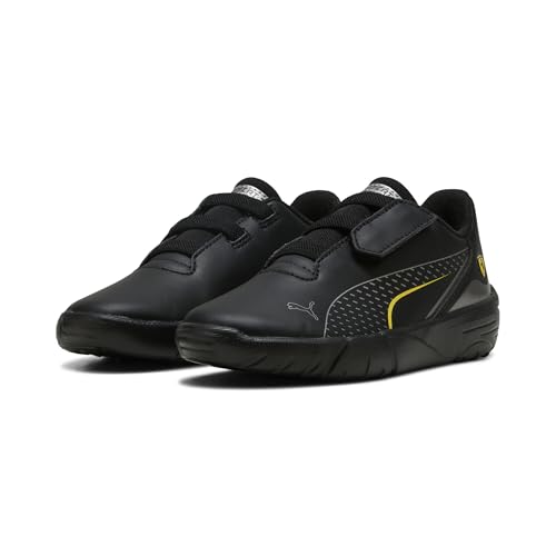 PUMA Zapatillas Scuderia Ferrari Drift Cat 11 Niños 33, Black Speed Yellow