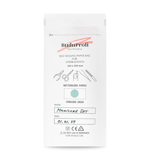 Pochette autoclave de sterilisation pour securiser vos outils de pedicure - 6