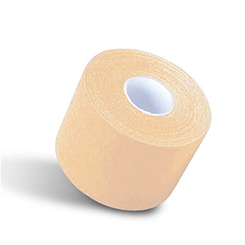 Spidertech Single Roll [Beige]. Preferred by Athletes. Reduce Pain and Inflammation, high-Grade Cotton Material, Help re-Train Muscles. Kinesiology Tape for Shoulder, Knee, Back, Legs, Calf, etc