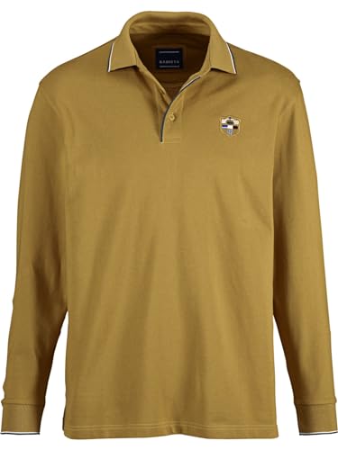 Polo à manches longues homme coton bleu Milanvetzo BABISTA vêtements automne