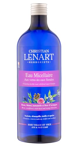 Eau micellaire apaisante Christian Lenart anti tiraillement pour yeux sensibles