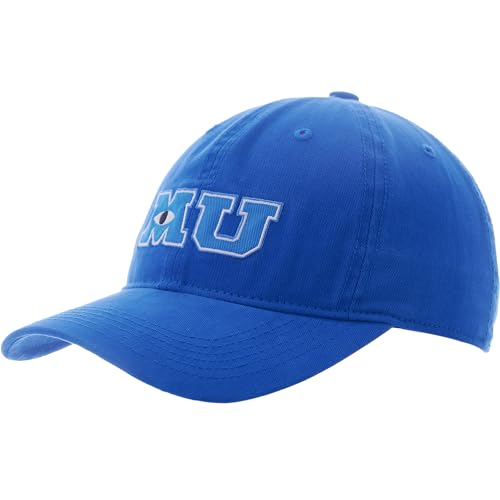 Disney Pixar Monsters Inc Monsters University Youth Baseball Cap Adjustable Hook and Loop Baseball Hat Navy Blue