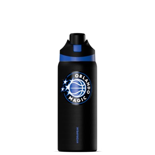 Hydrapeak x NBA Officially Licensed Orlando Magic Oasis 32 oz Water Bottle with Chug Lid Push Button, Stainless Steel Water Bottle No Straw, 32 oz Insulated Water Bottle