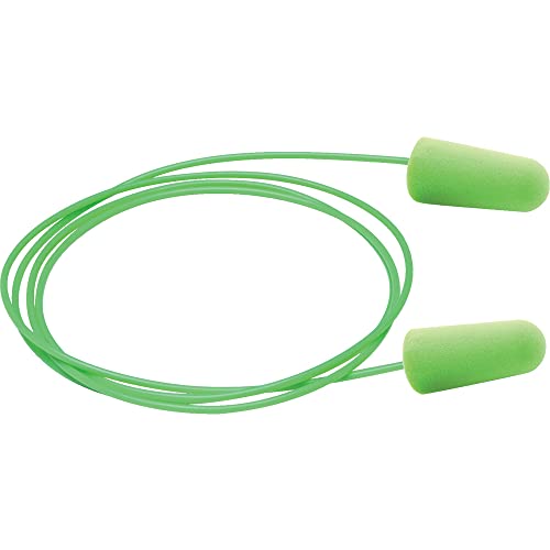 Moldex-Metric Inc. - 6900 Pura-Fit Tapered Foam Polyurethane Corded Earplug, Green #TOP25