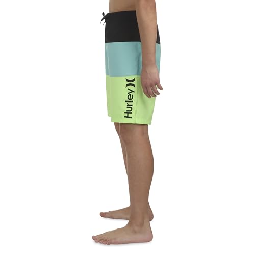 Bermudas Hurley para niño confeccionadas en tejido premium verde 2