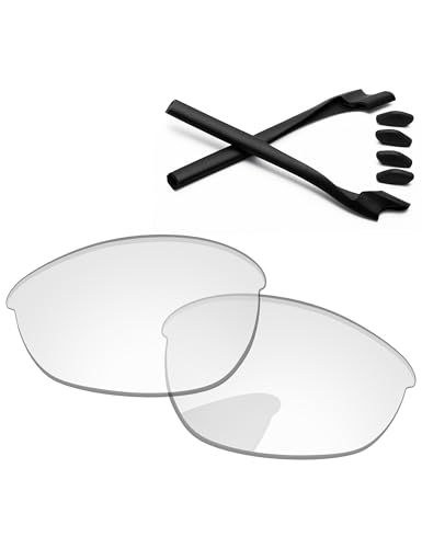 Image of Replacement Lenses & Rubber Kits for Oakley Half Jacket 2.0 OO9144 62mm - Precision Fit, UV Block, Impact Resistant